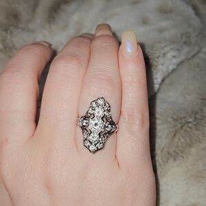 Sterling silver 925 cz ring